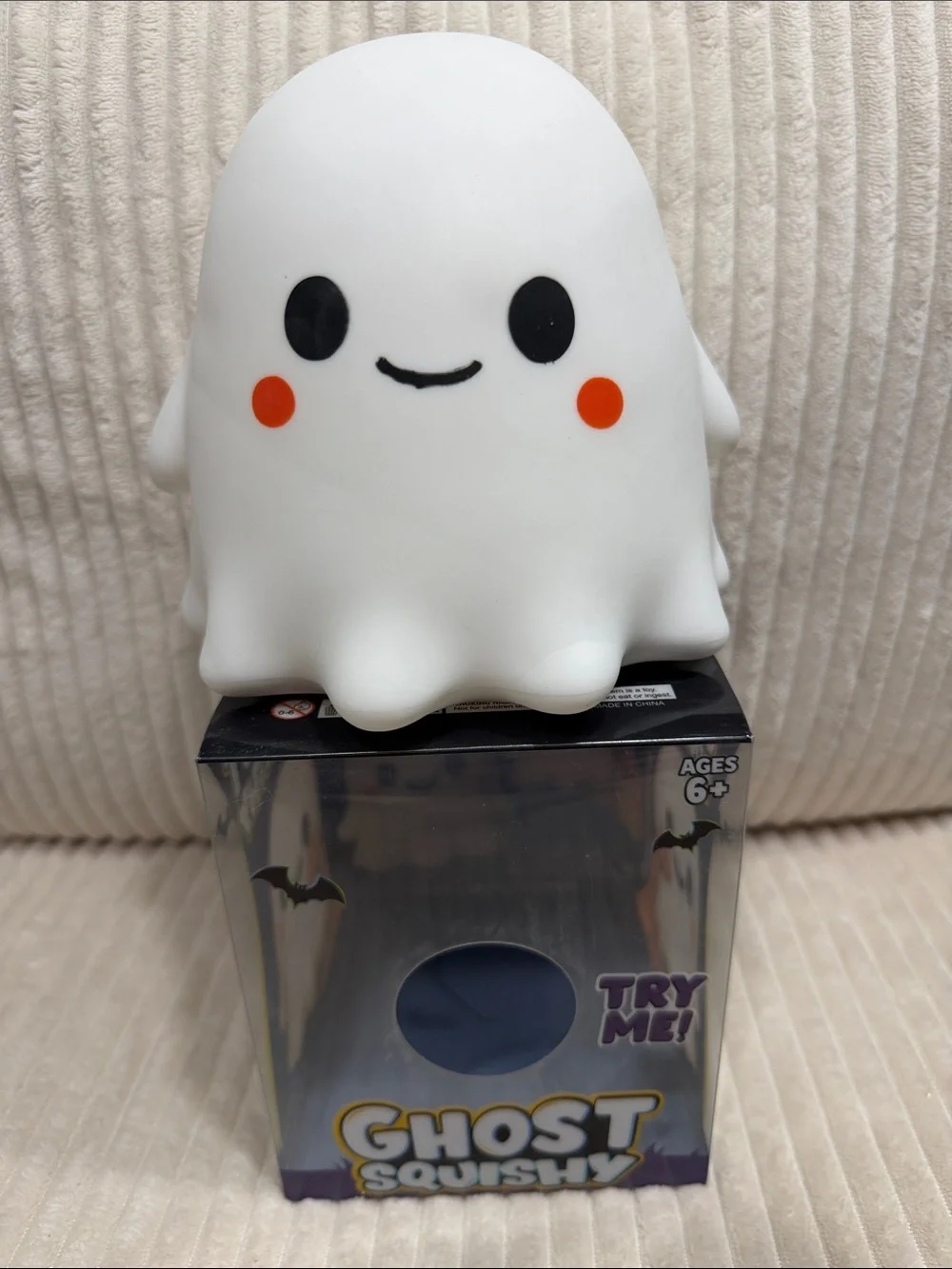 Large Ghost Squishy. So soft! 6” tall.